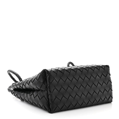 Bottega Veneta Nappa Intrecciato Small Andiamo Shoulder Bag Black 4 of 9