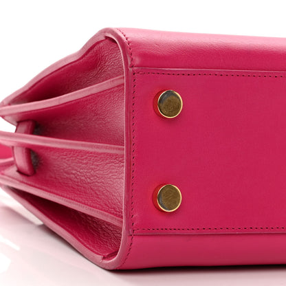 Saint Laurent Calfskin Nano Sac De Jour Bubblegum 8 of 13
