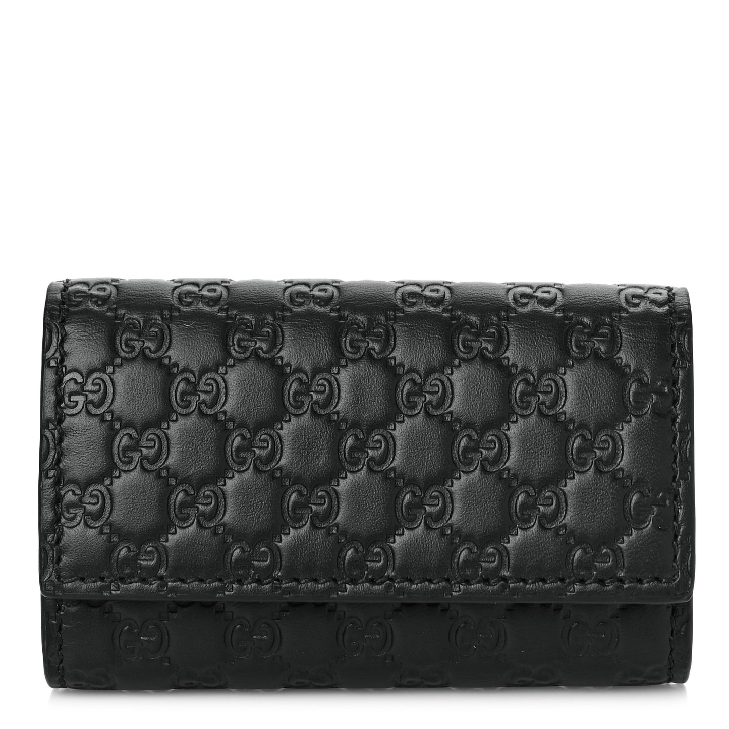 Microguccissima 6 Key Holder Case Black