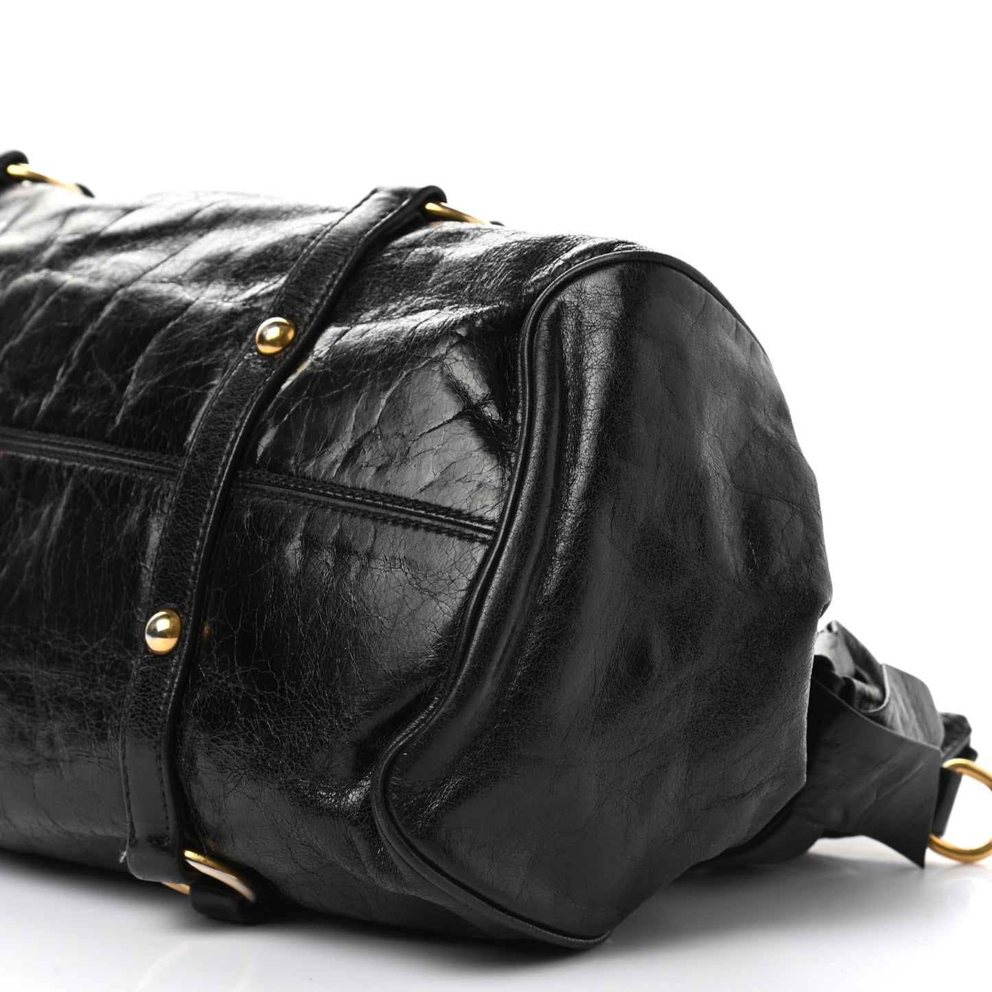 Vitello Lux Medium Bow Bag Black
