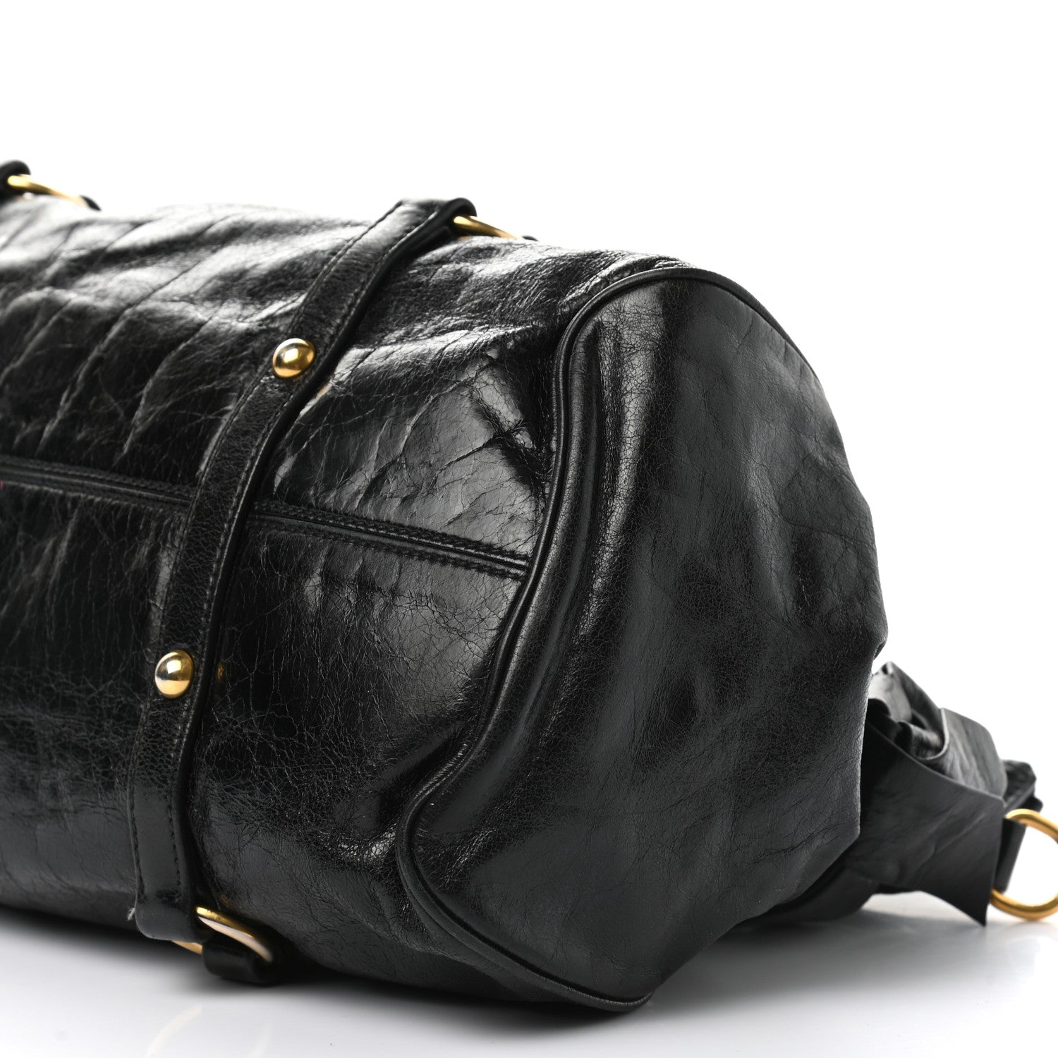 Miu Miu Vitello Lux Medium Bow Bag Black 8 of 10