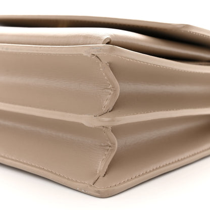 Saint Laurent Calfskin Medium Monogram Sunset Dark Beige 10 of 12