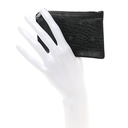 MCM Visetos Lanyard Card Holder Black 2 of 12