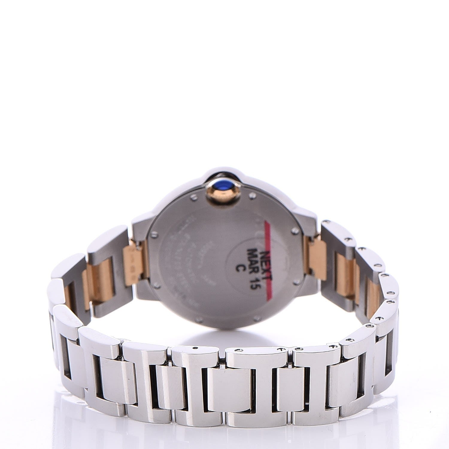 Cartier Stainless Steel 18K Yellow Gold 33mm Ballon Bleu De Automatic Watch 10 of 11