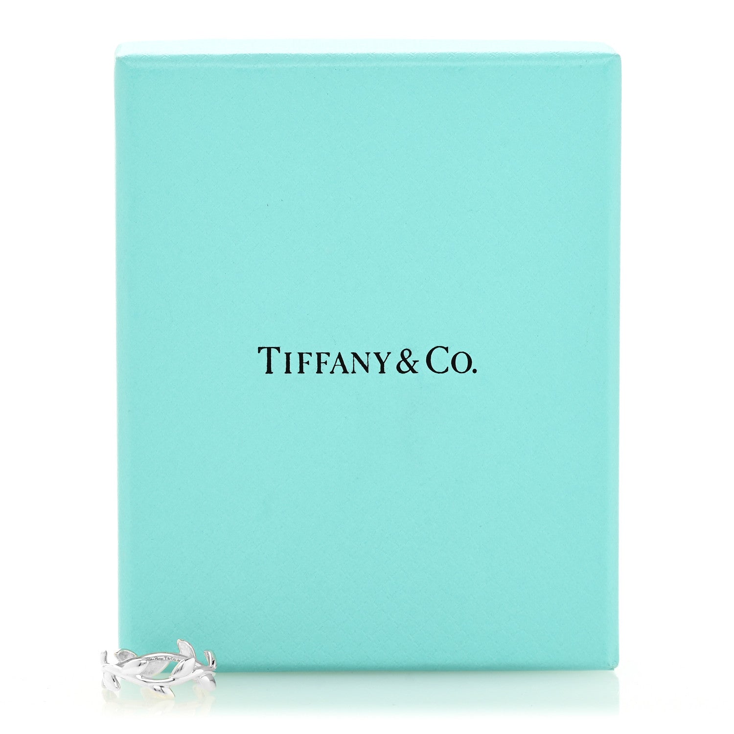 Tiffany Sterling Silver Paloma Picasso Narrow Olive Leaf Band Ring 47 4 4 of 4