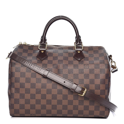 Louis Vuitton Damier Ebene Speedy Bandouliere 30 1 of 16
