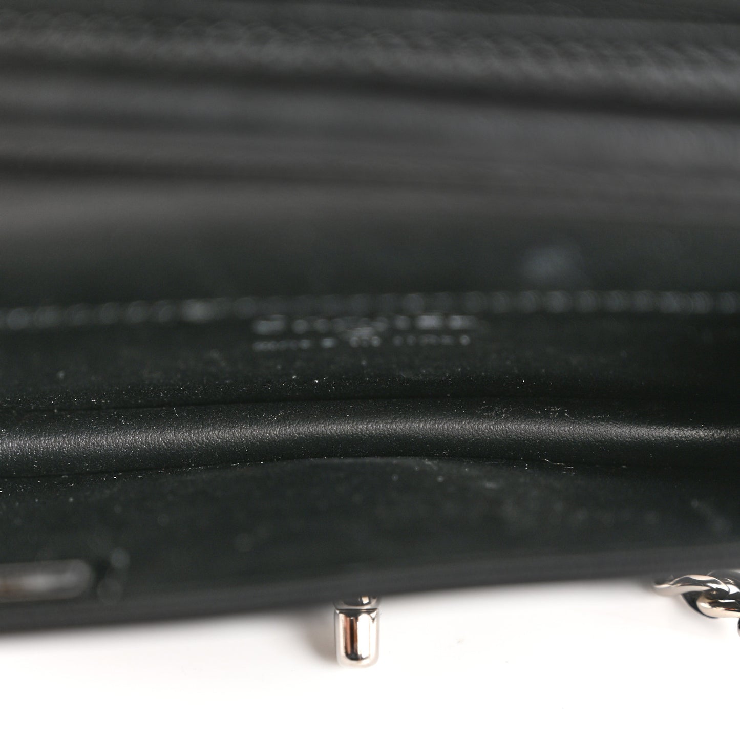 Lambskin Crystal Quilted Mini Chain Belt Bag Black
