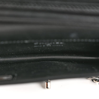Chanel Lambskin Crystal Quilted Mini Chain Belt Bag Black 5 of 12