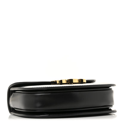 Celine Shiny Calfskin Triomphe Mini Besace Clea Black 4 of 11