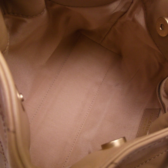 Lambskin Wood Sac Tote