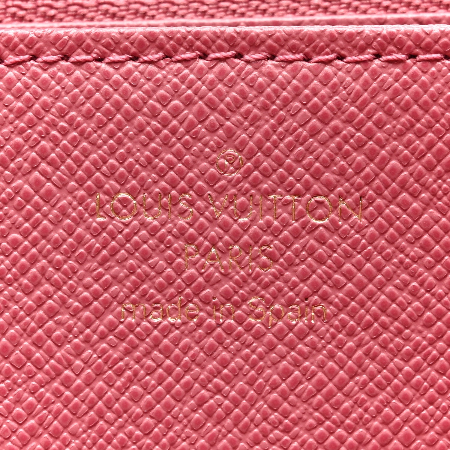 Louis Vuitton Denim Monogram Jacquard Zippy Wallet Pink 6 of 9