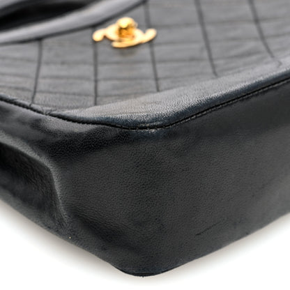 Chanel Lambskin Quilted Small 31 Shopping Bag Black 9 of 10