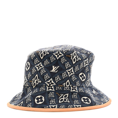 Louis Vuitton Jacquard Since 1854 Bucket Hat M Blue 1 of 8