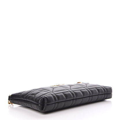 Gucci Calfskin Matelasse Mini Pearly GG Marmont Chain Bag Black 4 of 14