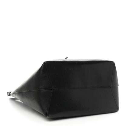 Mansur Gavriel Vegetable Tanned Calfskin Bucket Bag Black Flamma 4 of 17