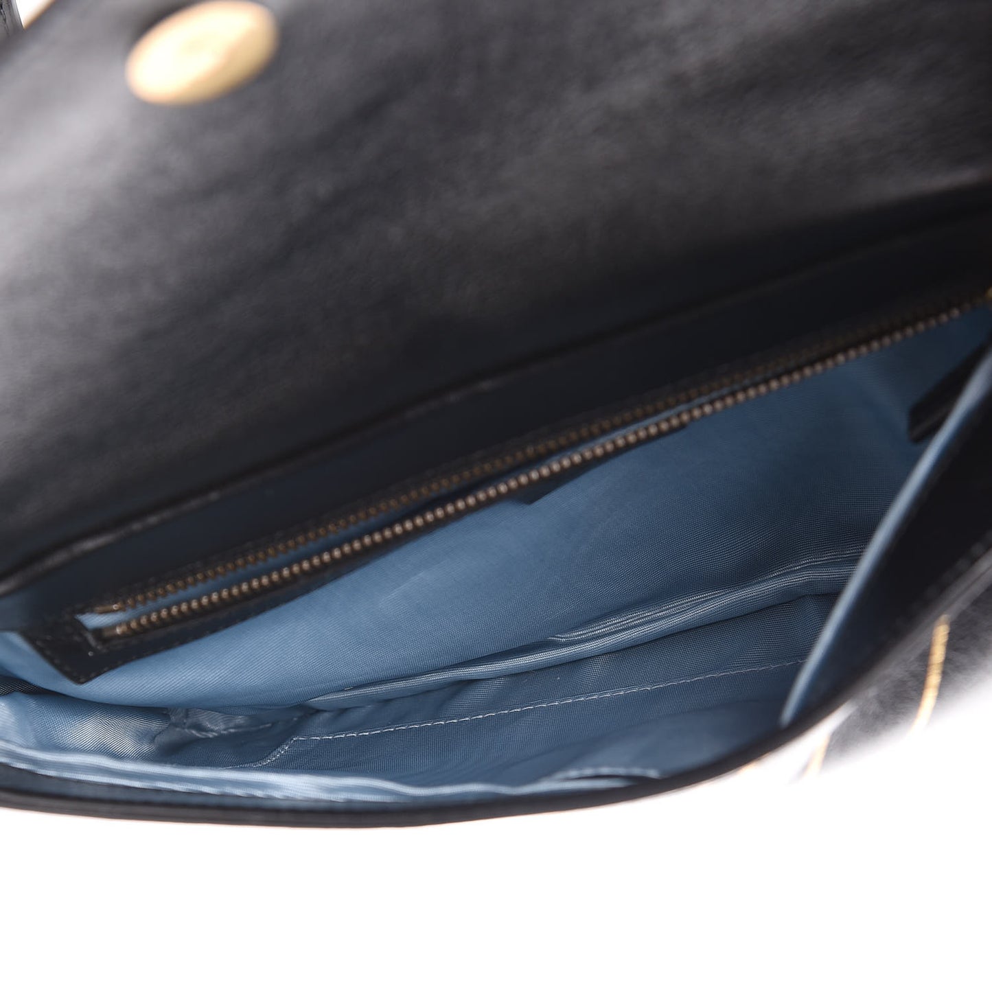 Calfskin Diagonal GG Medium Thiara Double Envelope Shoulder Bag Black White