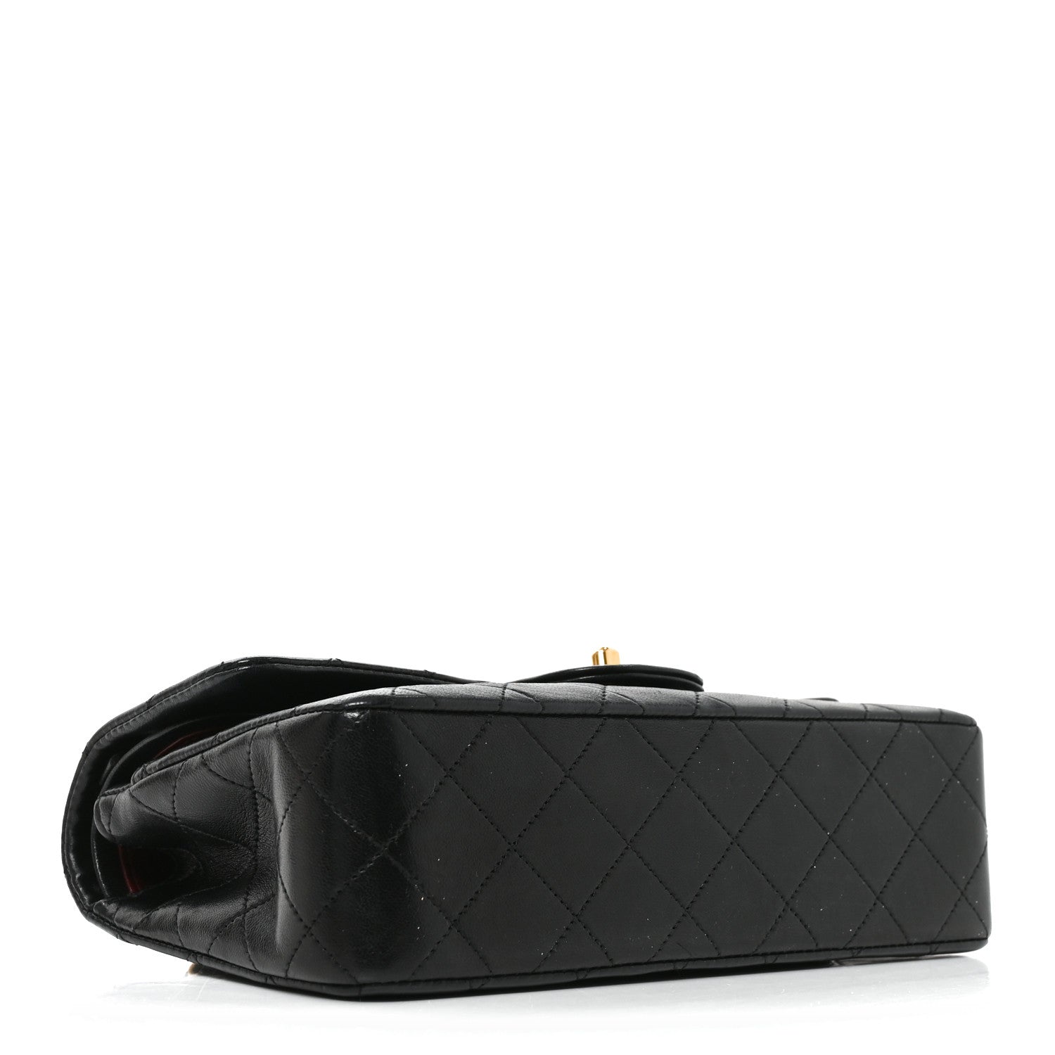 Chanel Lambskin Quilted Small Double Flap Black 4 of 10