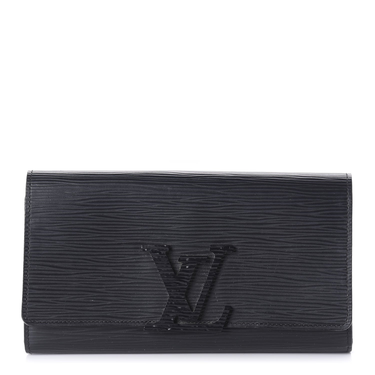 Louis Vuitton Epi Louise Wallet Black 1 of 9