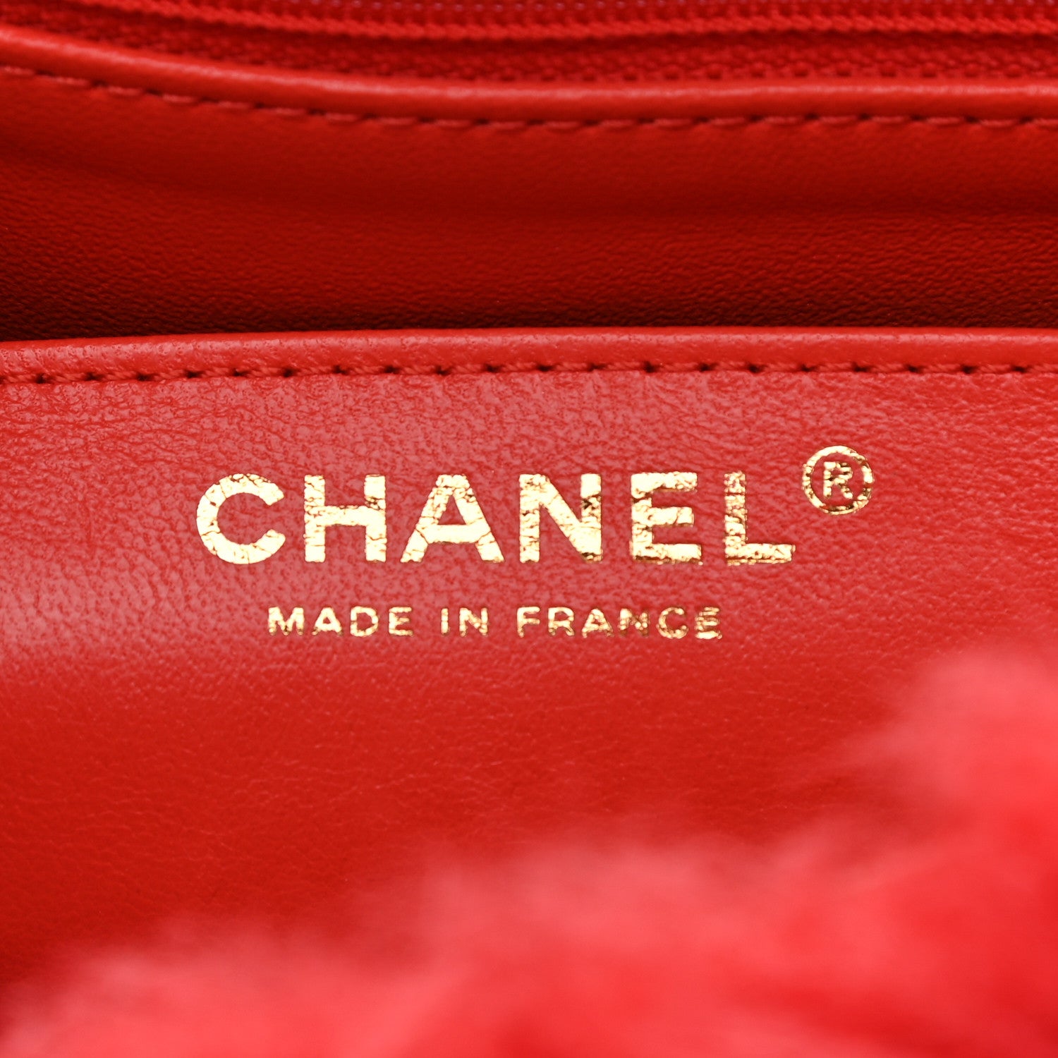 Chanel Shearling Lambskin Quilted Flap Red 6 of 11