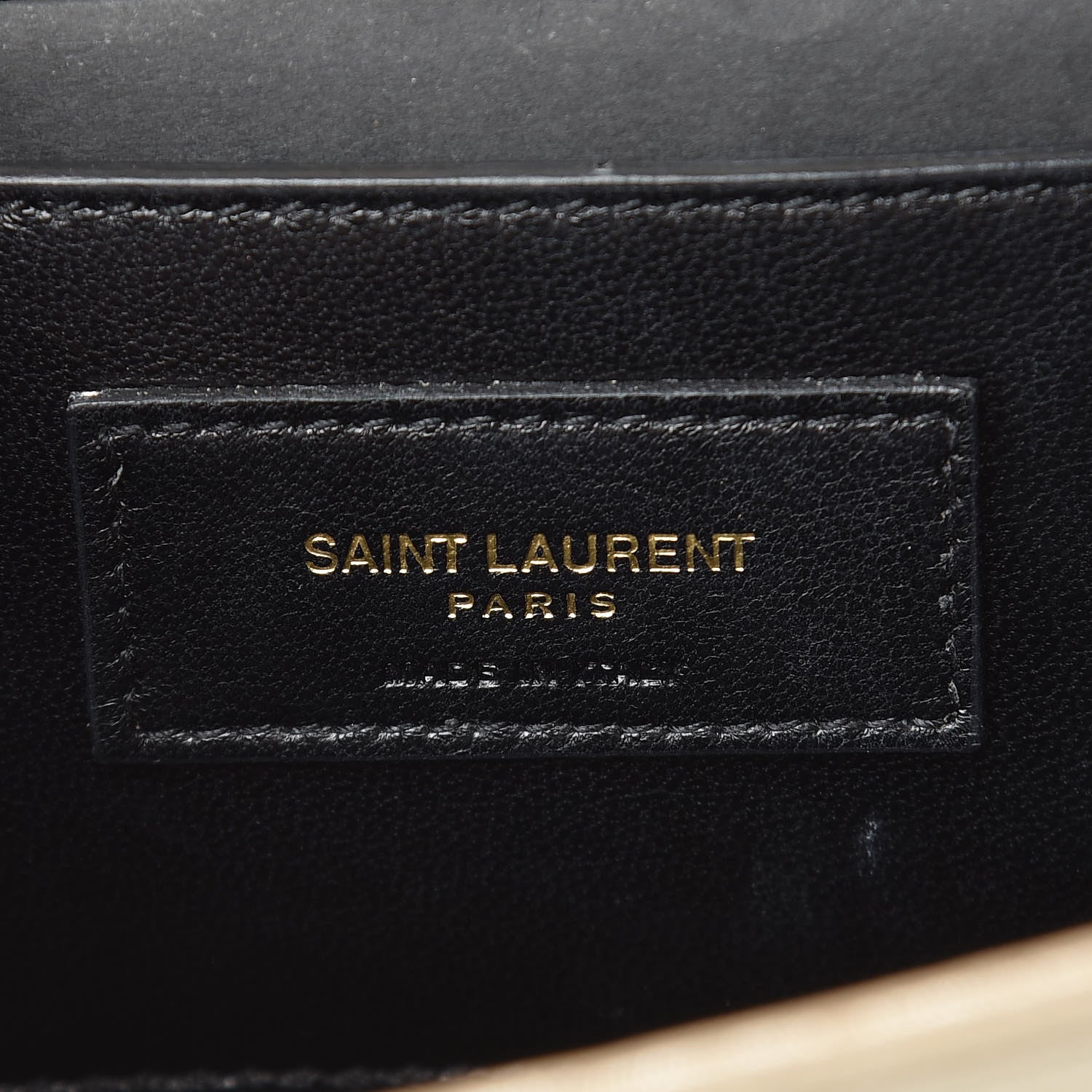 Saint Laurent Metallic Fabric Medium Monogram Kate Satchel Gold 8 of 19