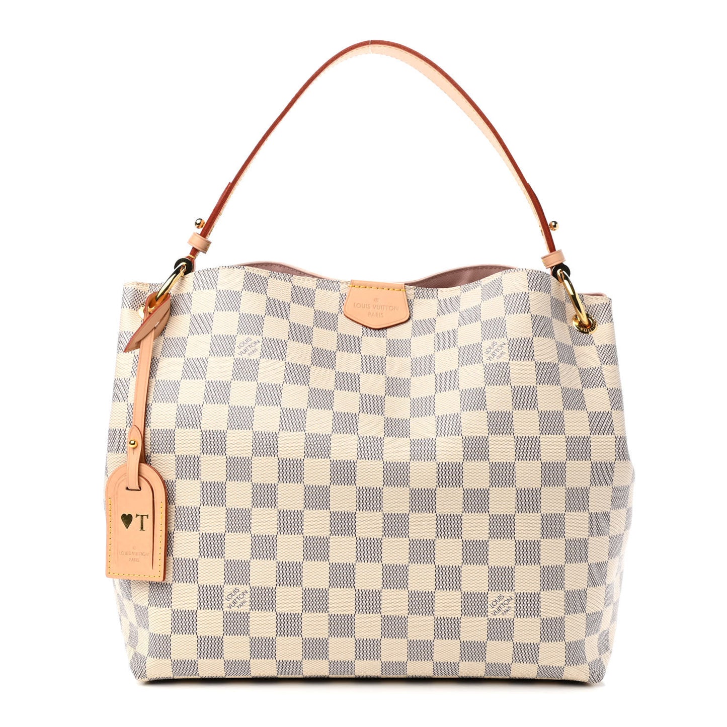 Damier Azur Graceful PM Rose Ballerine
