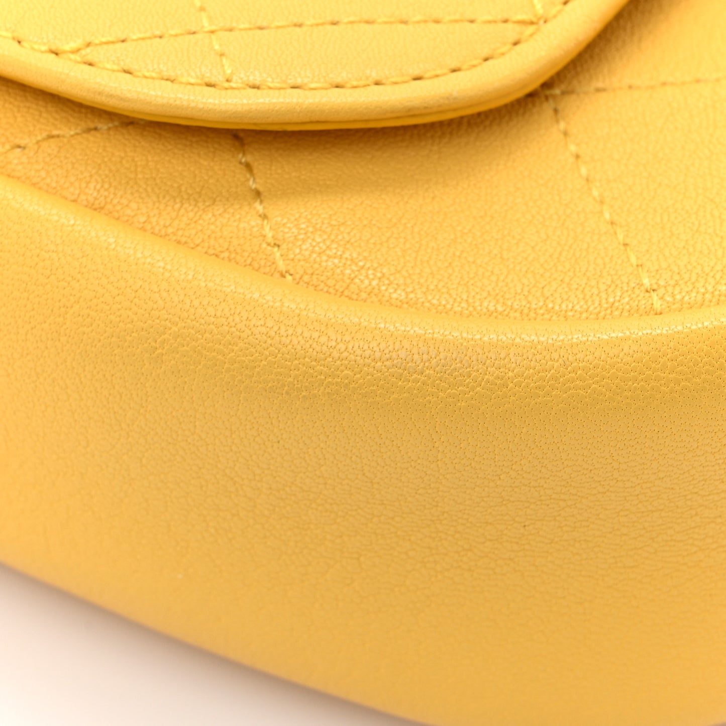 Goatskin Stitched Casual Trip Messenger Flap Yellow