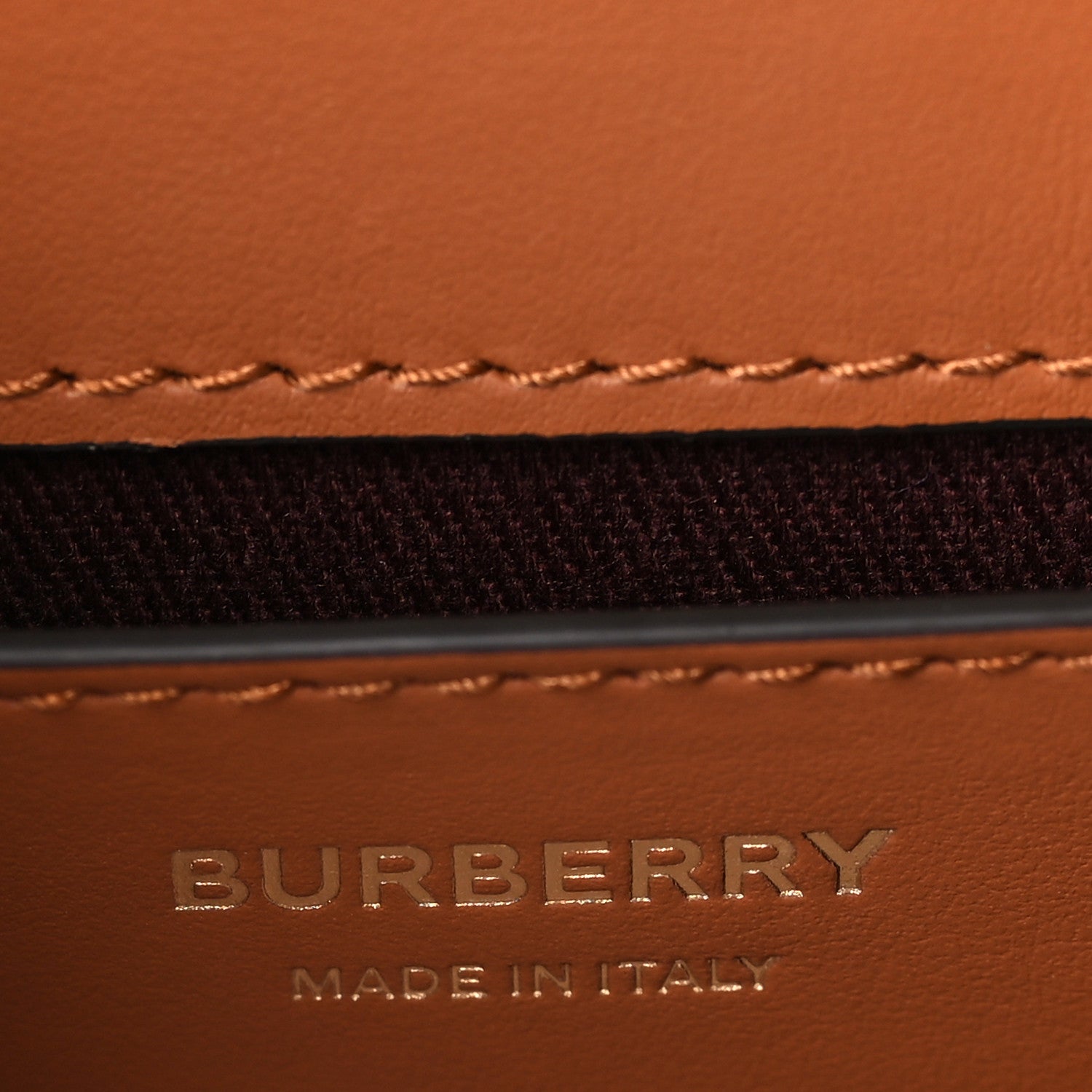 Burberry Coated Canvas Calfskin Vintage Check Medium Note Crossbody Bag Briar Brown 6 of 8