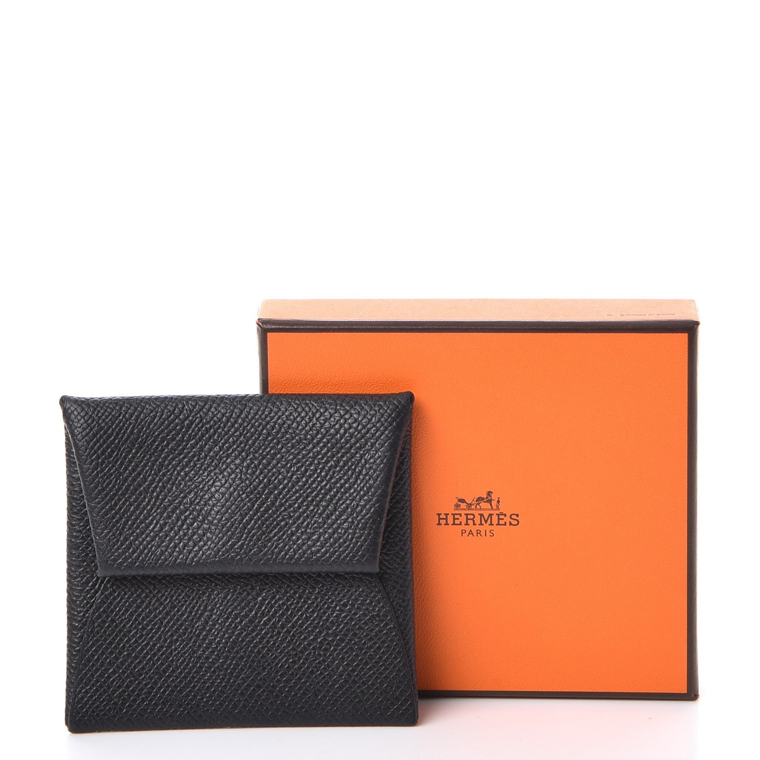 Hermes Epsom Bastia Coin Purse Black 8 of 8