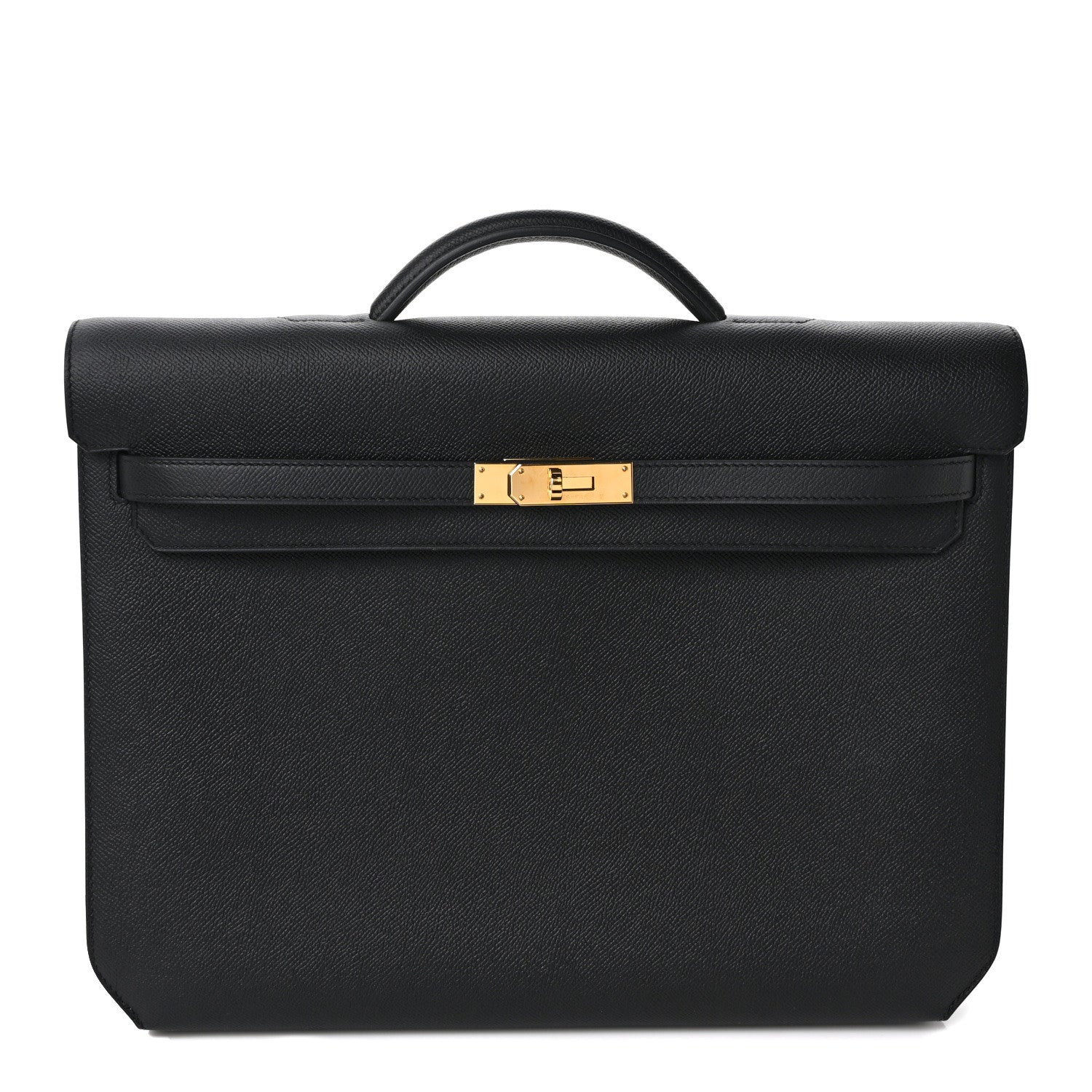 Hermes Epsom Kelly Depeches 36 Black 1 of 10
