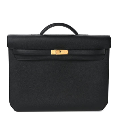 Hermes Epsom Kelly Depeches 36 Black 1 of 10