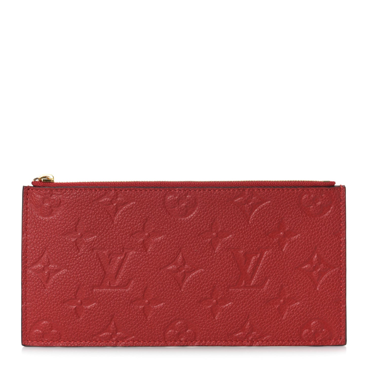 Empreinte Felicie Chain Wallet Zippered Insert Scarlet