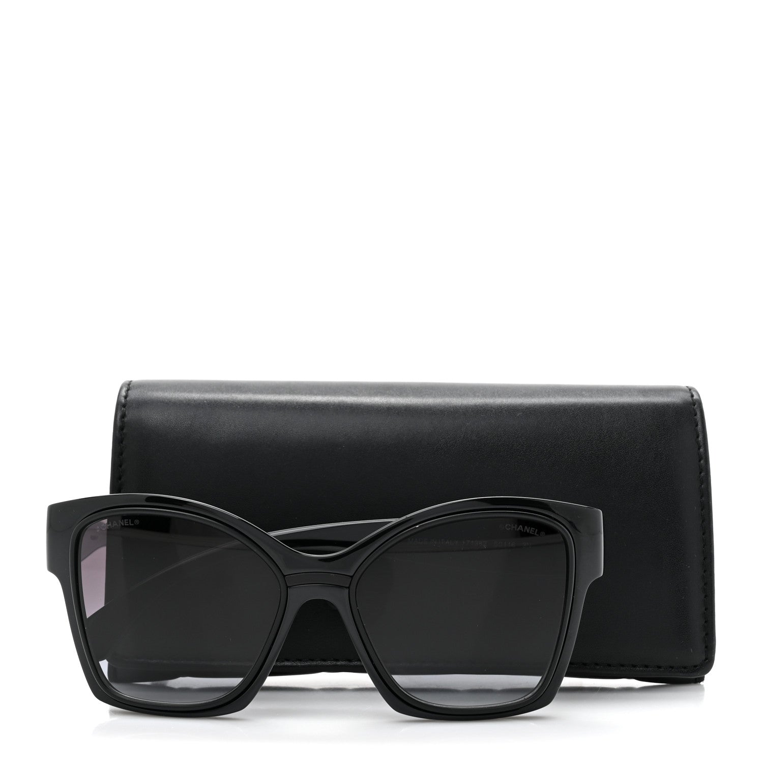 Chanel Acetate CC Butterfly Sunglasses 71382 Black 8 of 8