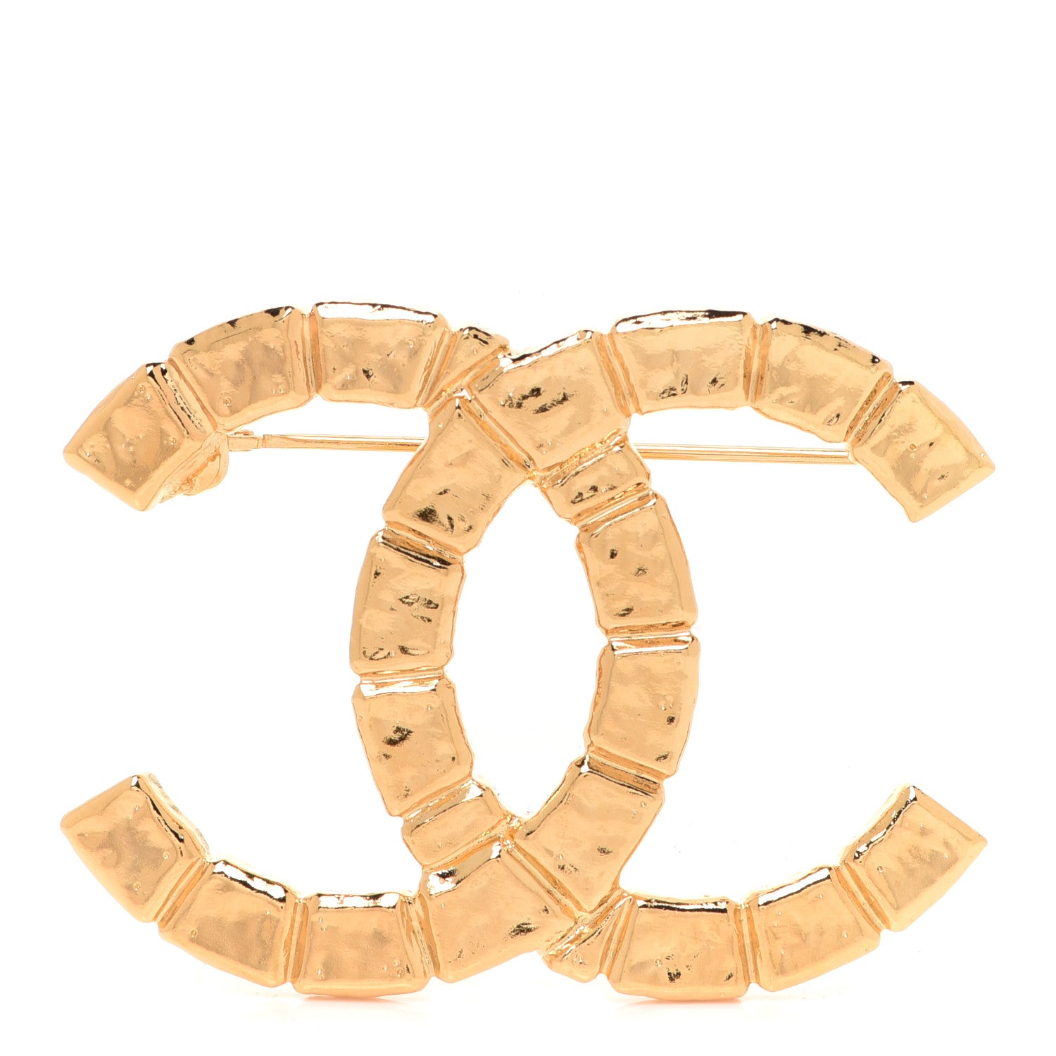 Chanel CC Brooch Gold 1 of 5