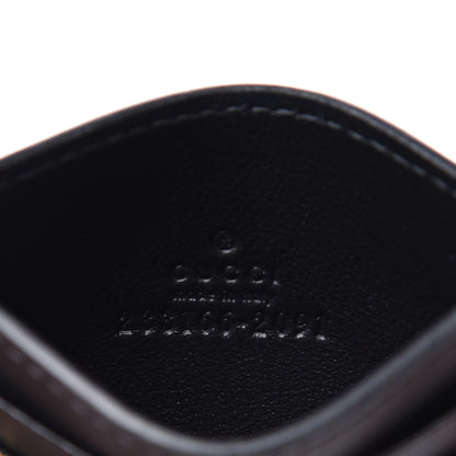 Gucci GG Supreme Monogram Bees Card Holder Black 5 of 6