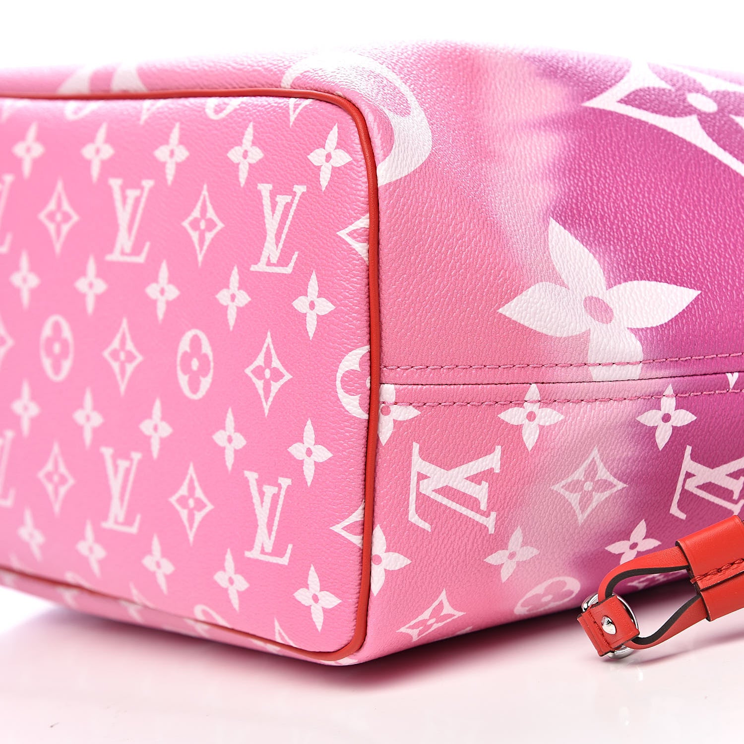 Louis Vuitton Monogram Escale Neverfull MM Rouge 11 of 13