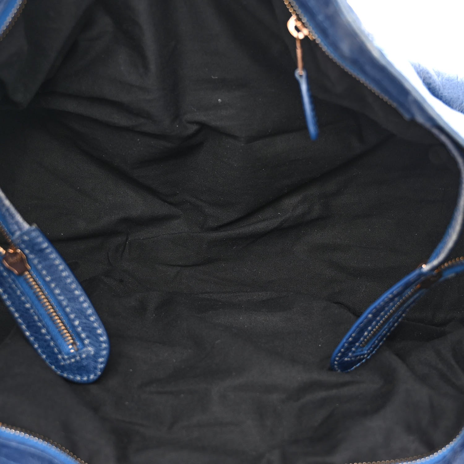 Balenciaga Agneau Giant 12 Gold Hardware Part Time Bleu Cobalt 8 of 10