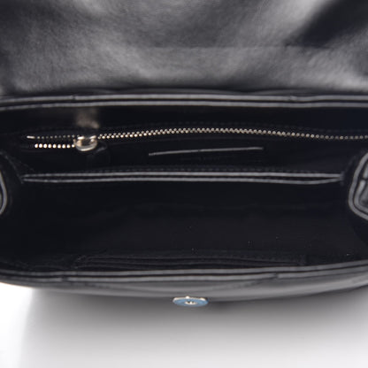 Saint Laurent Calfskin Y Quilted Monogram Toy Loulou Crossbody Bag Black 5 of 7