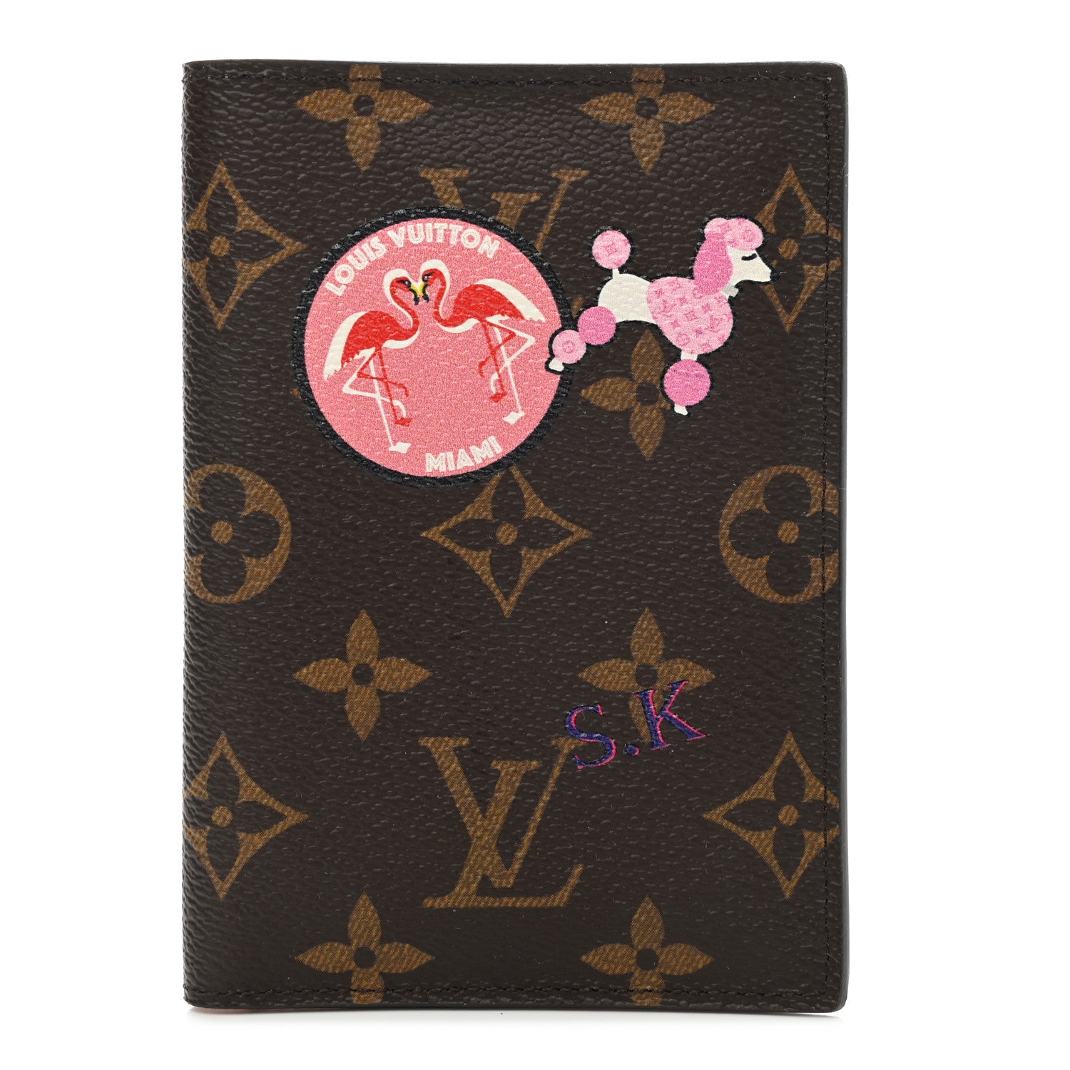 Louis Vuitton Monogram My LV World Tour Passport Cover Rose Ballerine 1 of 7