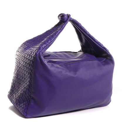 Bottega Veneta Nappa Intrecciato Large Knot Hobo Violet 3 of 9