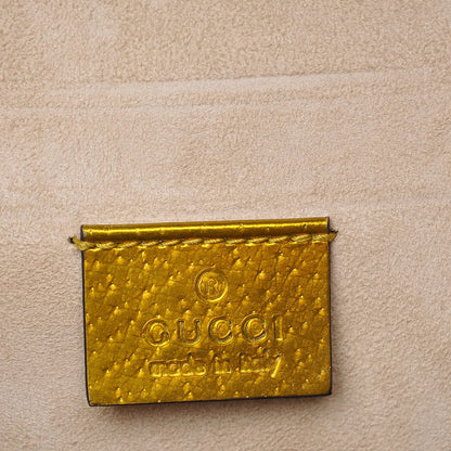 Gucci Metallic Calfskin Medium Dionysus Shoulder Bag Yellow 6 of 8