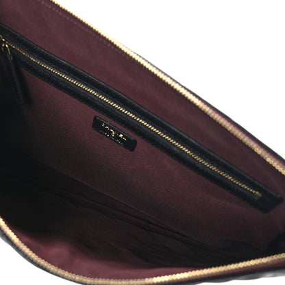 Chanel Caviar Quilted Large Cosmetic Case Black 5 of 7
