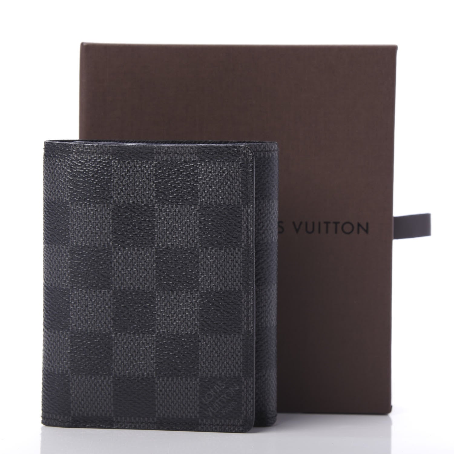 Louis Vuitton Damier Graphite Canvas Tri-Fold Compact Wallet 9 of 10