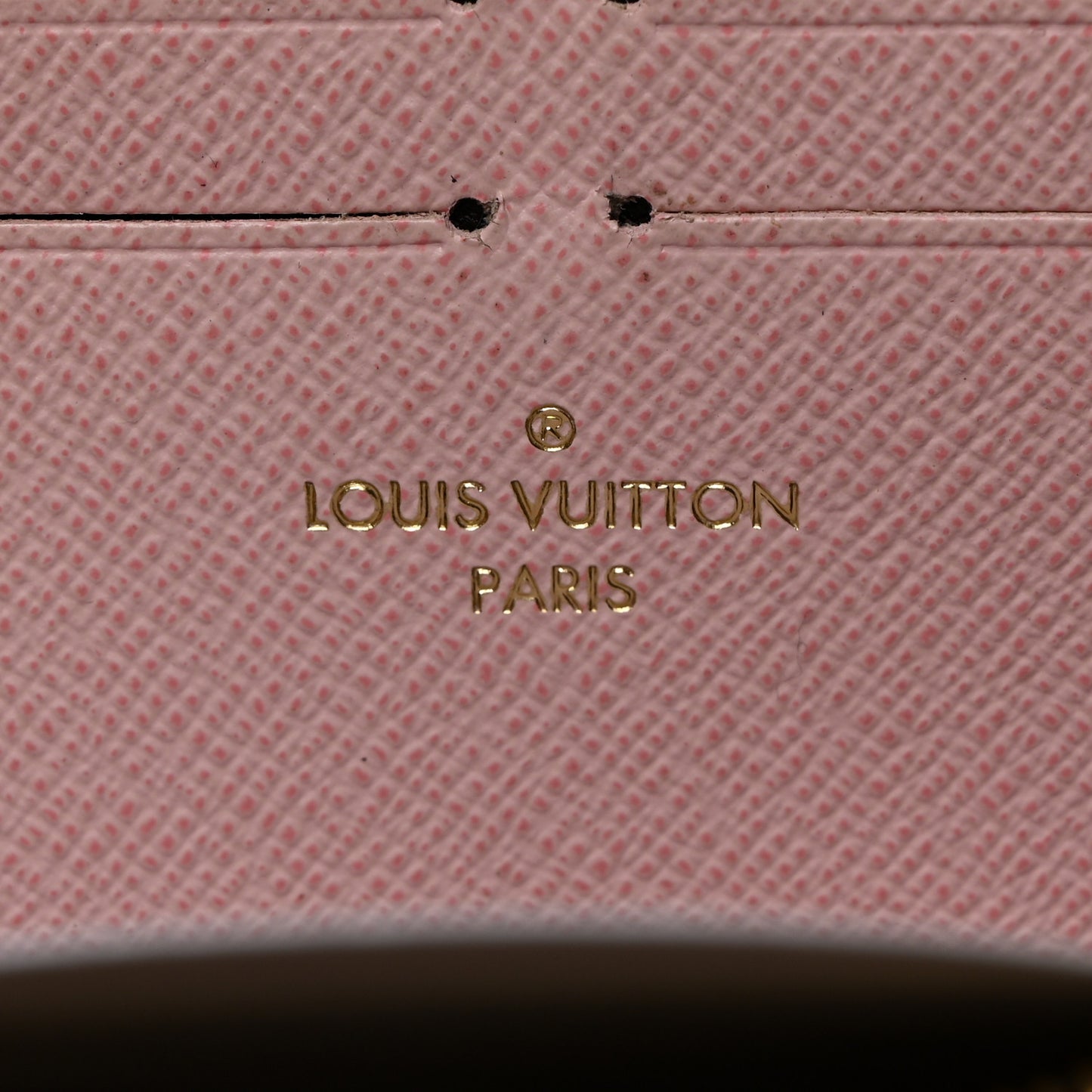 Monogram Clemence Wallet Rose Ballerine