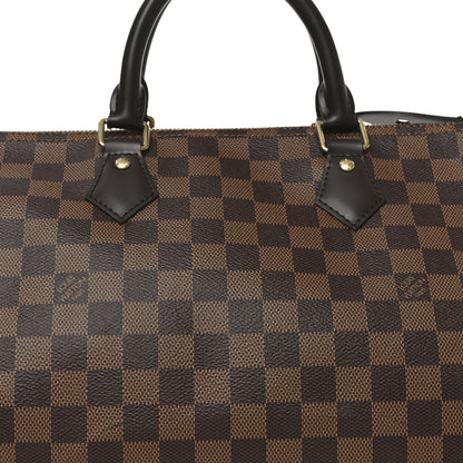 Louis Vuitton Damier Ebene Speedy 35 7 of 9