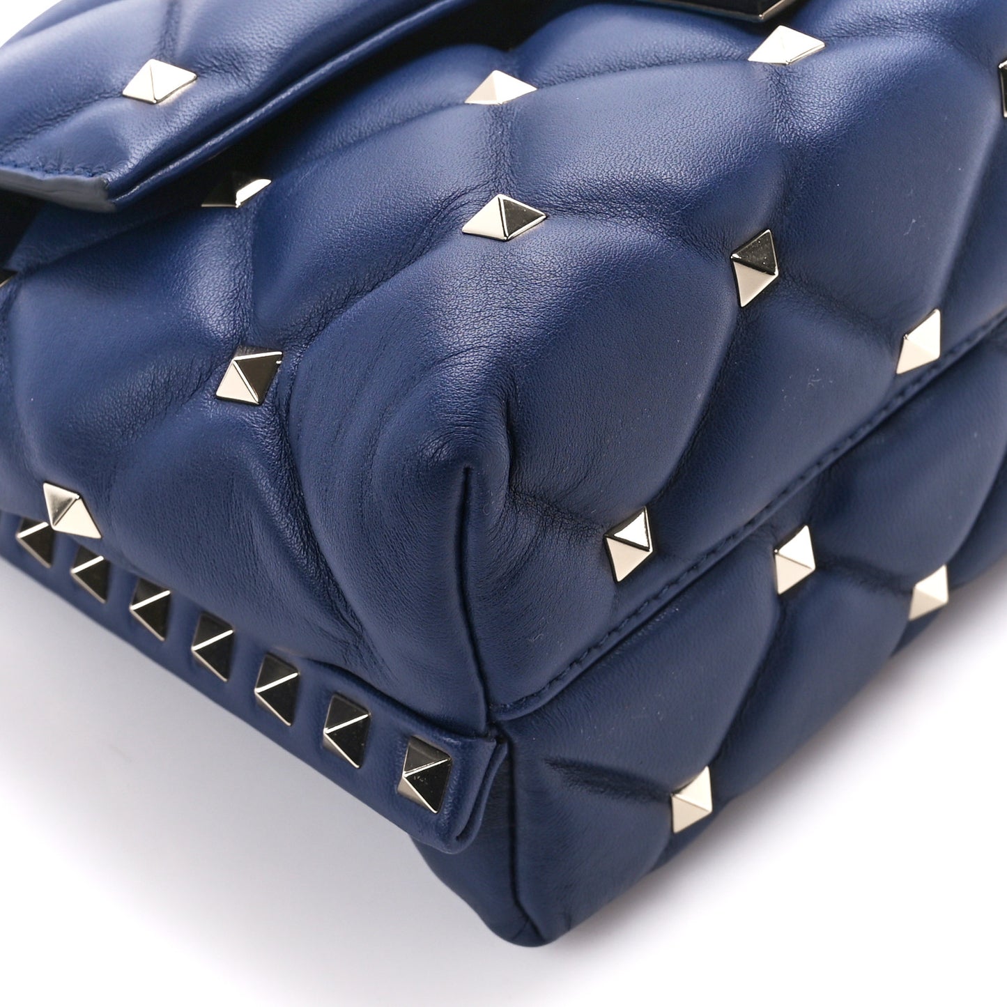 Nappa Small Candystud Crossbody Navy