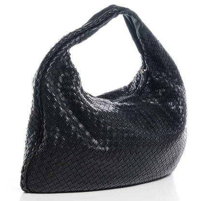 Bottega Veneta Nappa Intrecciato Large Veneta Hobo Nero Black 3 of 10