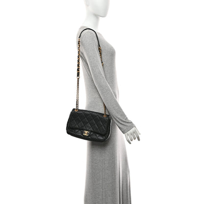 Chanel Caviar Quilted Medium Chain Flap  Black 2 of 10