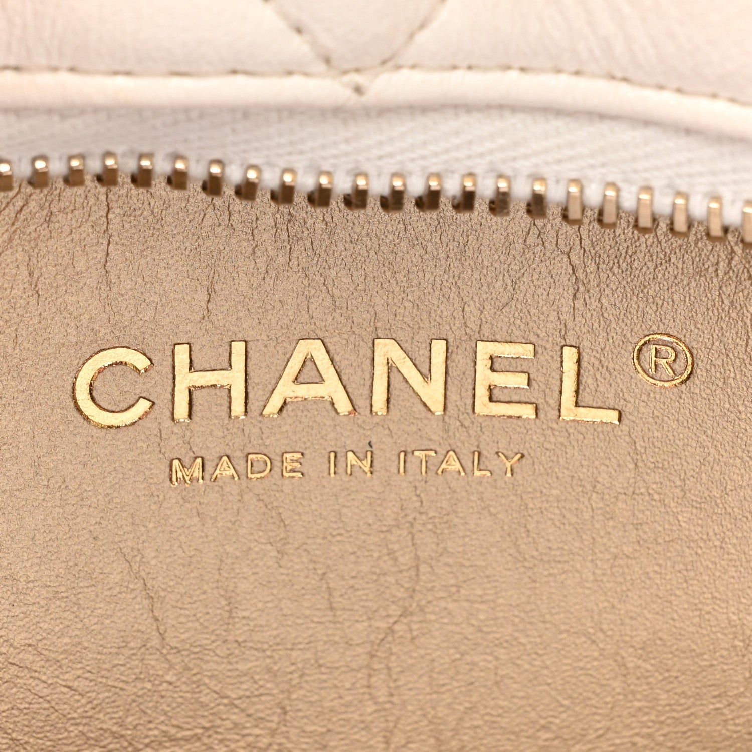 Chanel Lambskin Quilted CC Crystal Signature Chain Hobo White 6 of 11