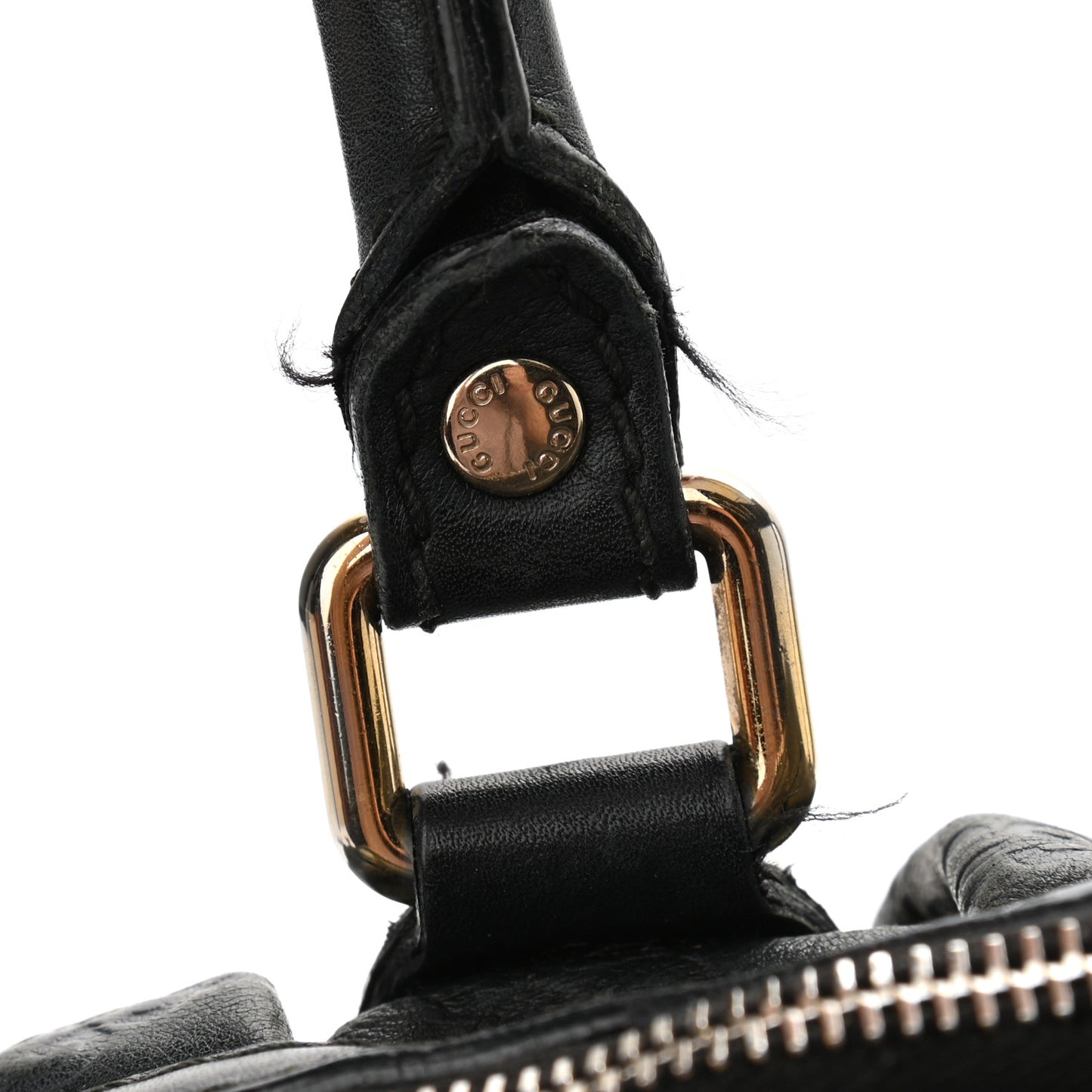 Guccissima Medium Sukey Boston Black