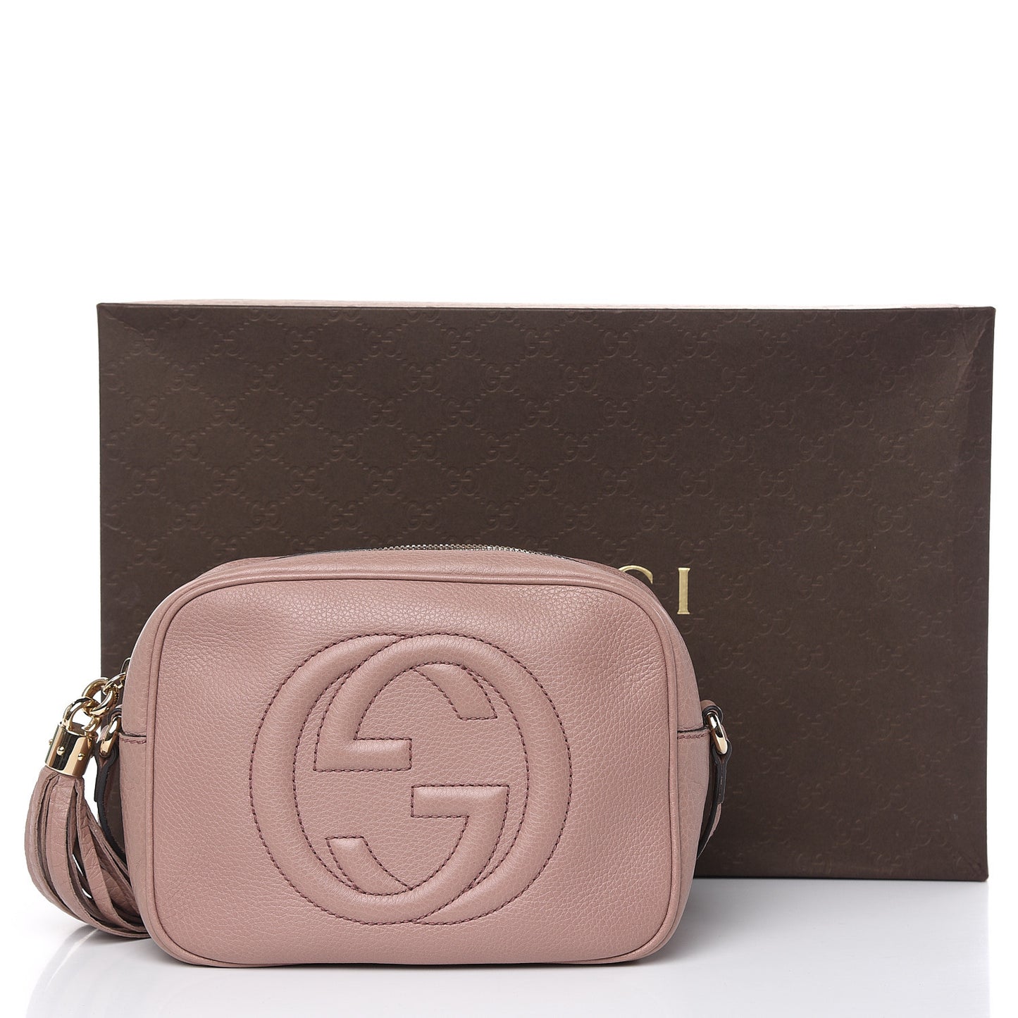 Cellarius Calfskin Small Soho Disco Bag Dark Cipria